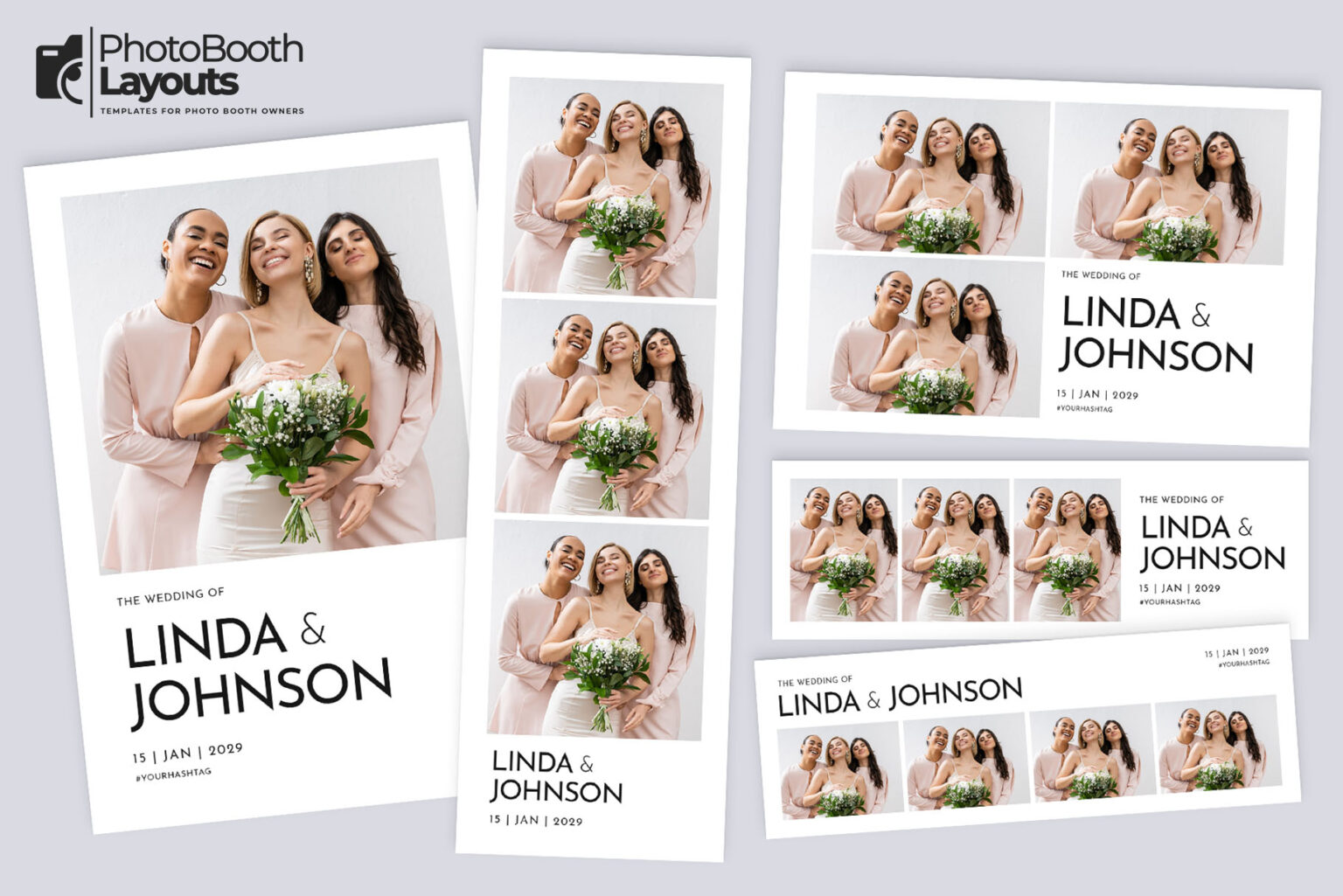 Photo Booth Layouts - Professional Photo Booth Templates & Layouts